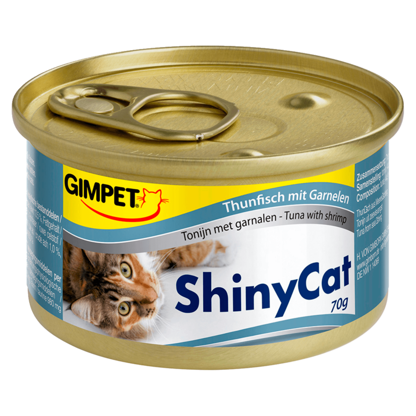 Gimpet Shiny Cat mit Thunfisch & Garnelen 70g